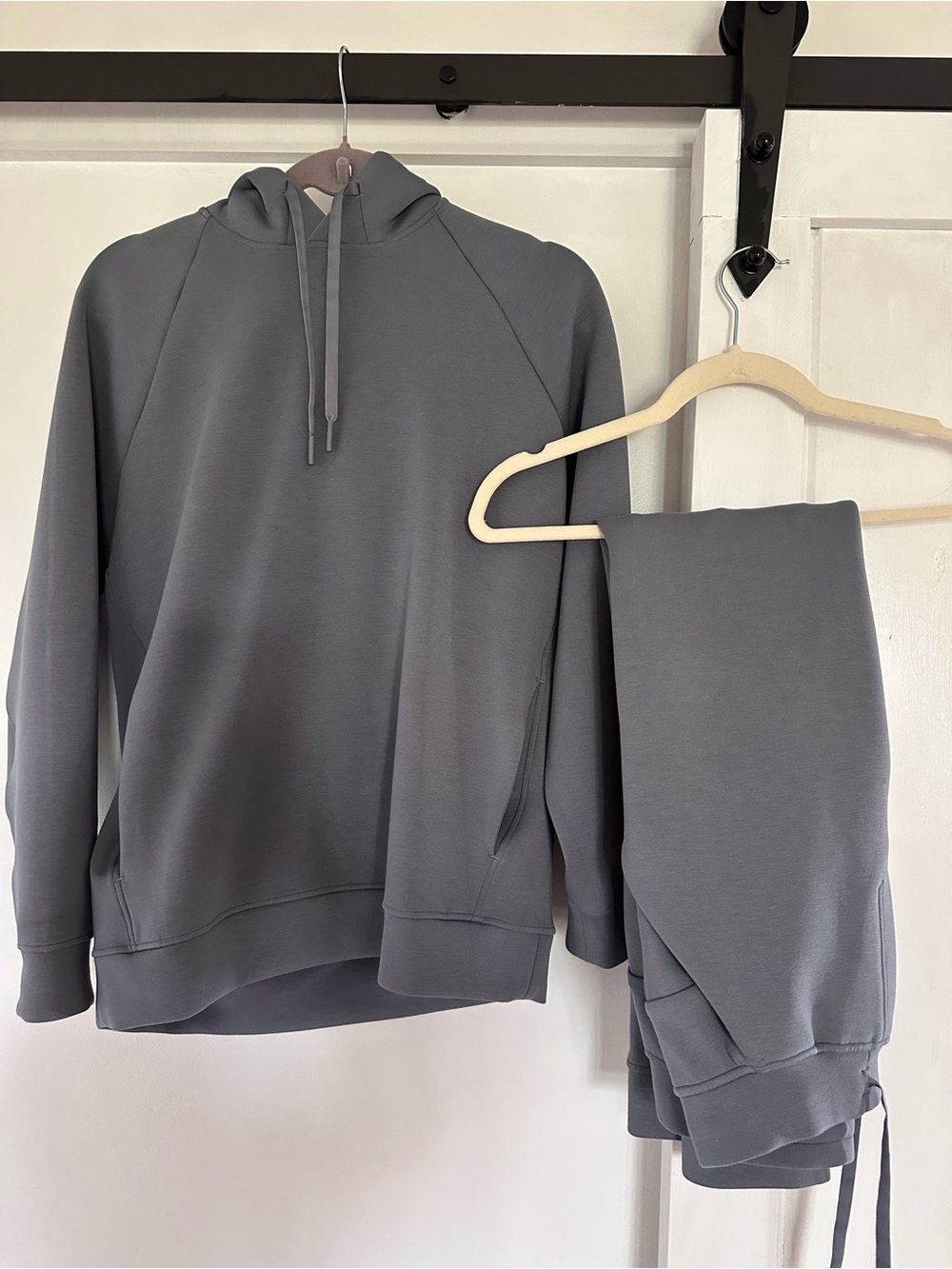 lululemon athletica Grey Track Pants & Hoodie Set